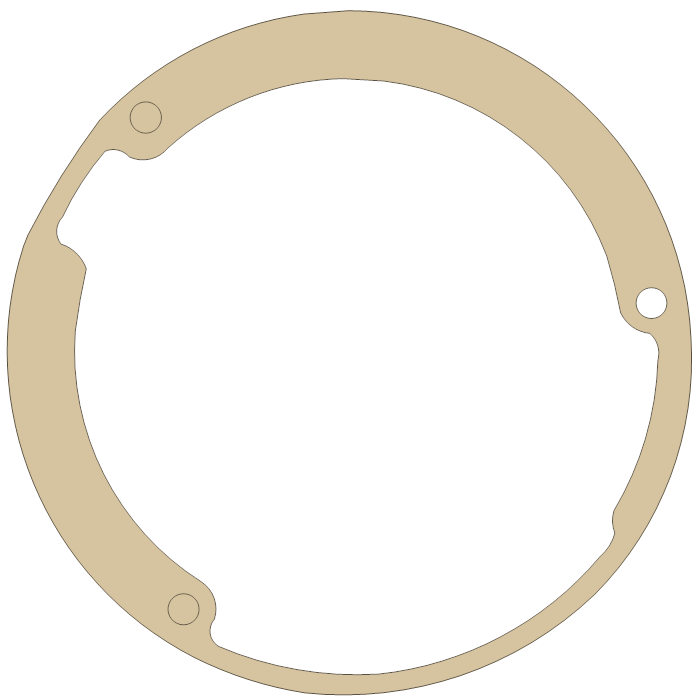 Suzuki RV90 Carburetor Inspection gasket outline