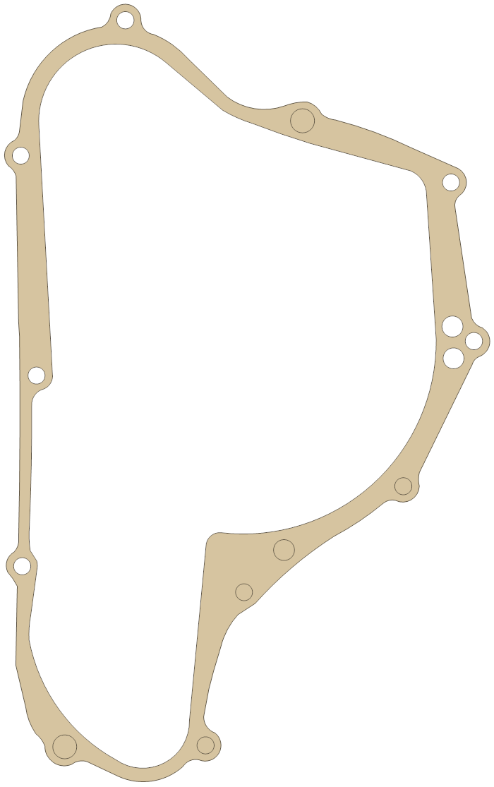 Suzuki Clutch Cover gasket outline, OEM 11482-36E10, A material