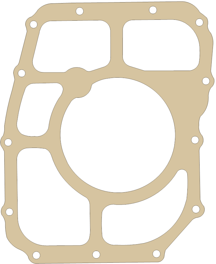 Suzuki GS550M 11489-47000-H17 gasket outline