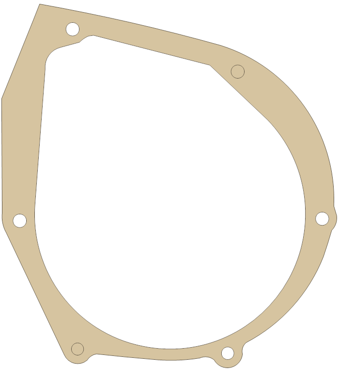 Suzuki SP125 Cover gasket outline