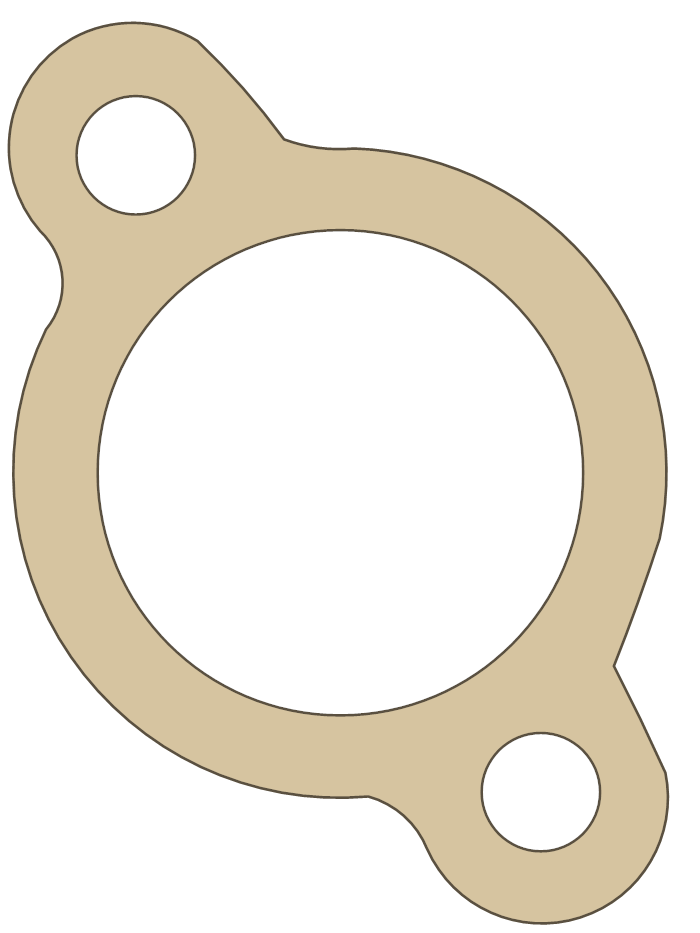 Suzuki GV1400GD Adjuster gasket outline