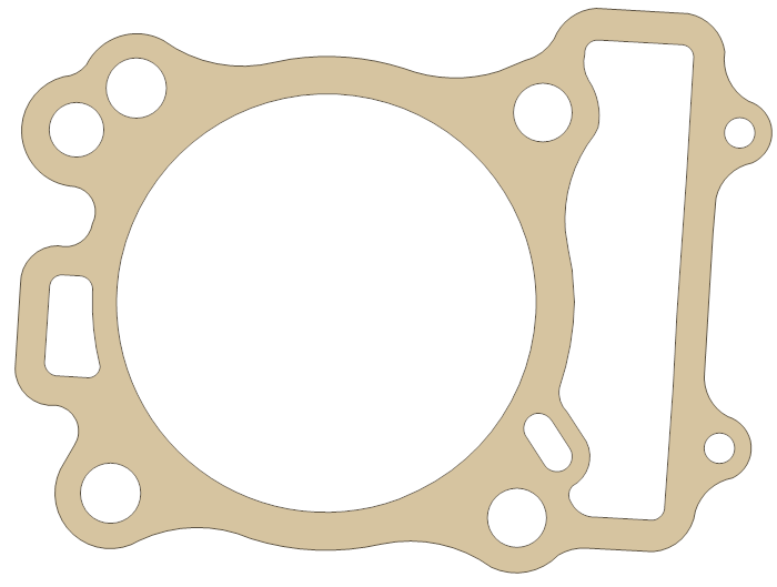 Suzuki Cylinder gasket outline, OEM 11241-19F00, A material