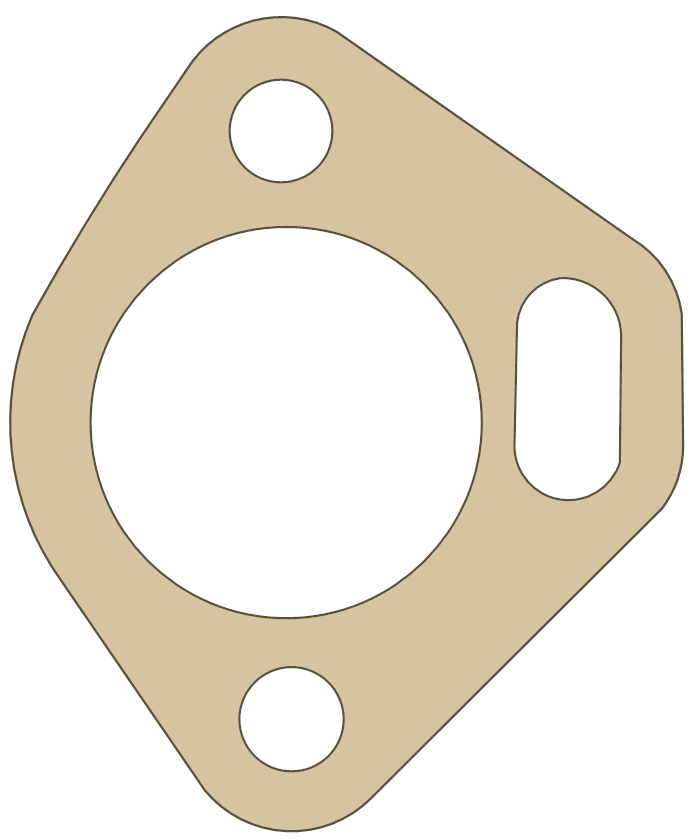 Suzuki GSX-R1000 Gasket gasket outline