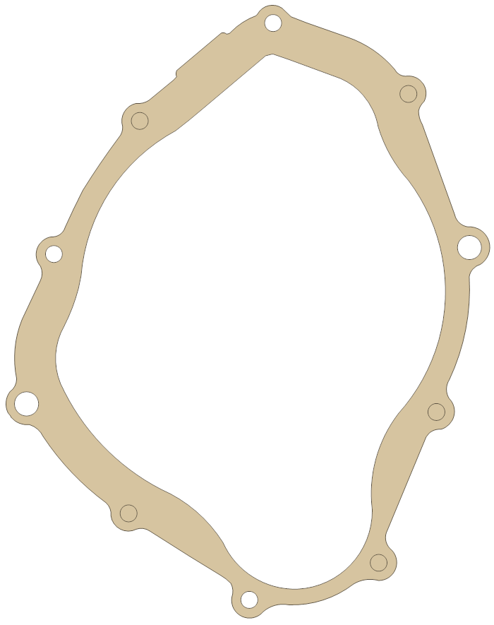 Suzuki SBS650 Magneto gasket outline