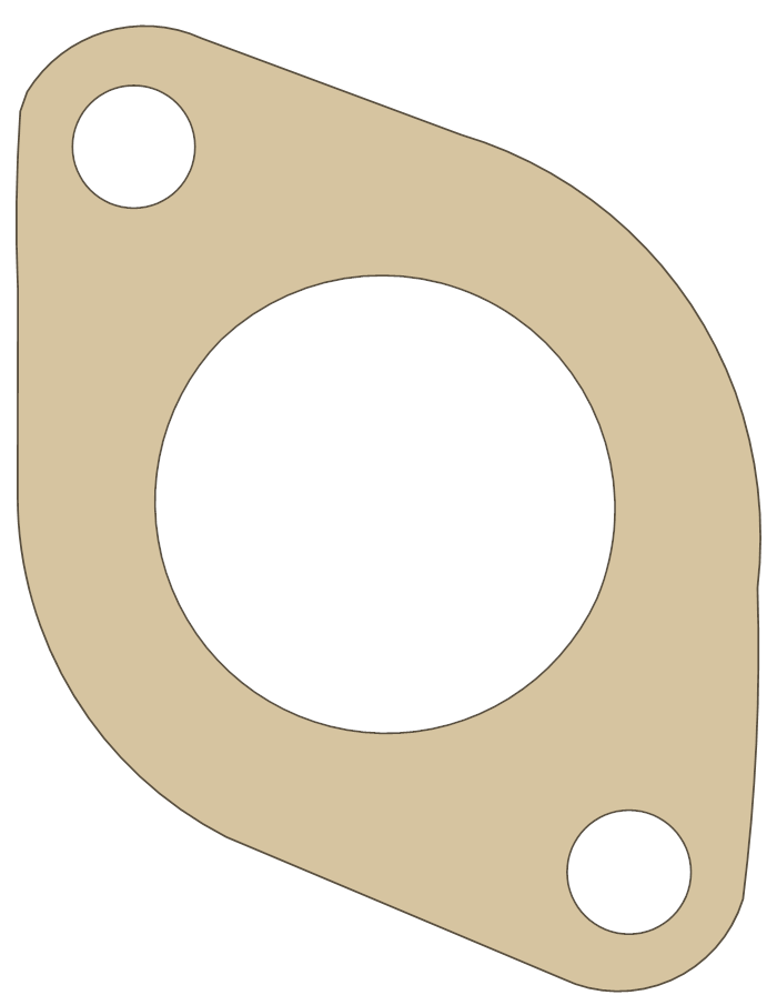 Suzuki TM400 Carburetor gasket outline