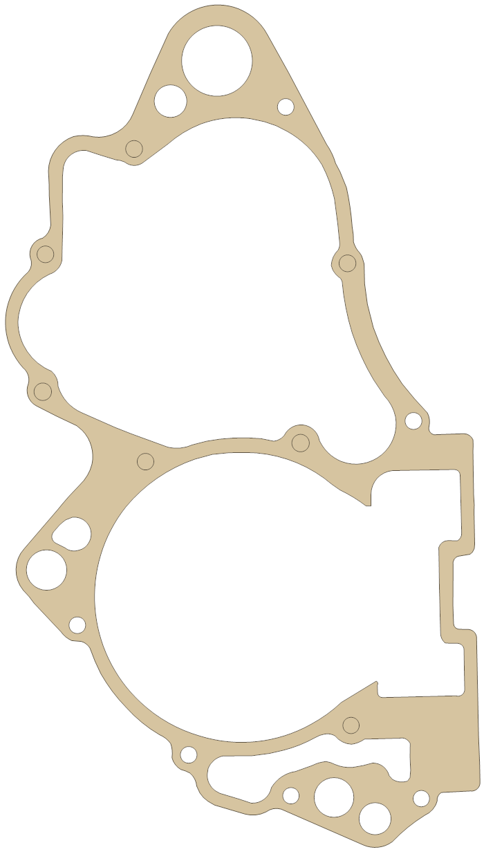 Suzuki Center Case gasket outline, OEM 11481-37F01, A material