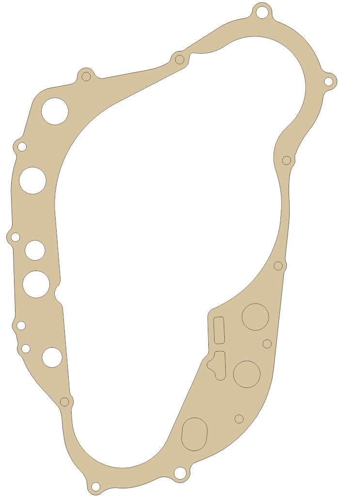Suzuki Clutch Cover gasket outline, OEM 11482-45G00, A material