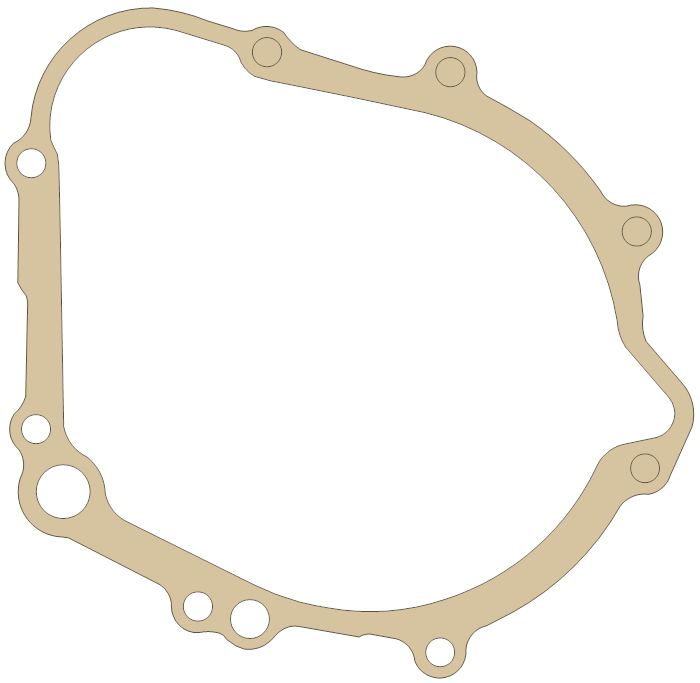 Suzuki GSXR750 Clutch Cover gasket outline