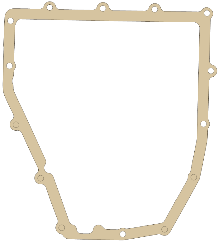 Suzuki Oil Pan gasket outline, OEM 11060-1996, A material