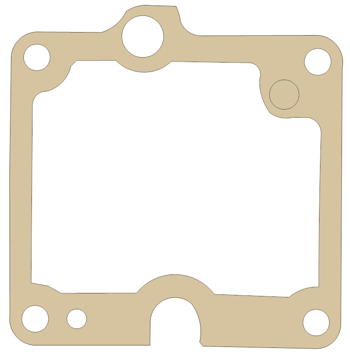 Suzuki X5214 Float Chamber gasket outline