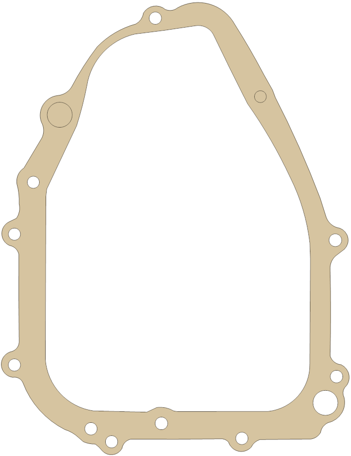 Suzuki LT25EF Generator  Cover gasket outline