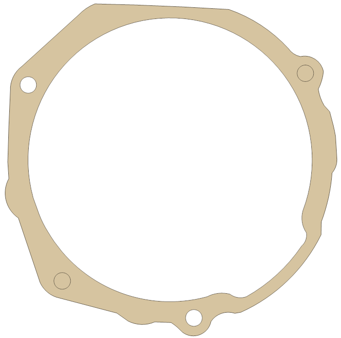 Suzuki Magneto Cover gasket outline, OEM 11483-01B10, A material