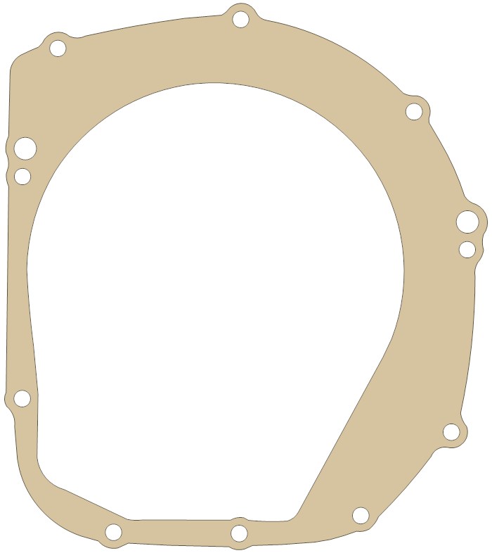 Suzuki Clutch Cover gasket outline, OEM 11482-43401-H17, A material