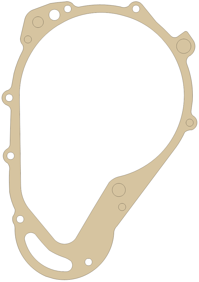 Suzuki GS1100 Magneto Cover gasket outline
