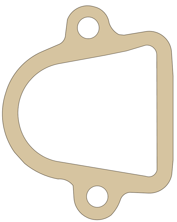 Suzuki GSX-R750X Intake Pipe gasket outline