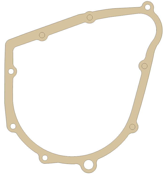 Suzuki GSX-R1100 Starter Gear Cover gasket outline