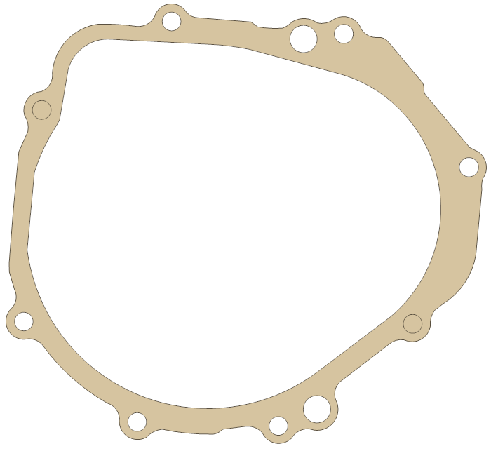 Suzuki GSX-R1000 Generator  Cover gasket outline