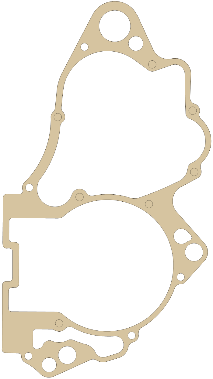 Suzuki RM250 Crankcase gasket outline