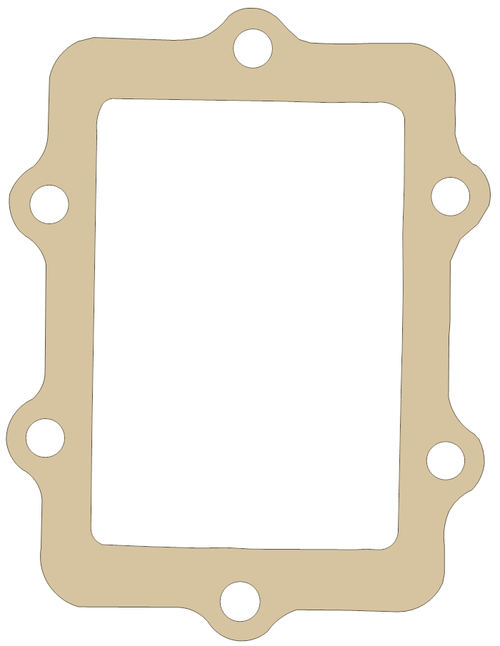 Suzuki Intake gasket outline, OEM 13156-37F00, A material