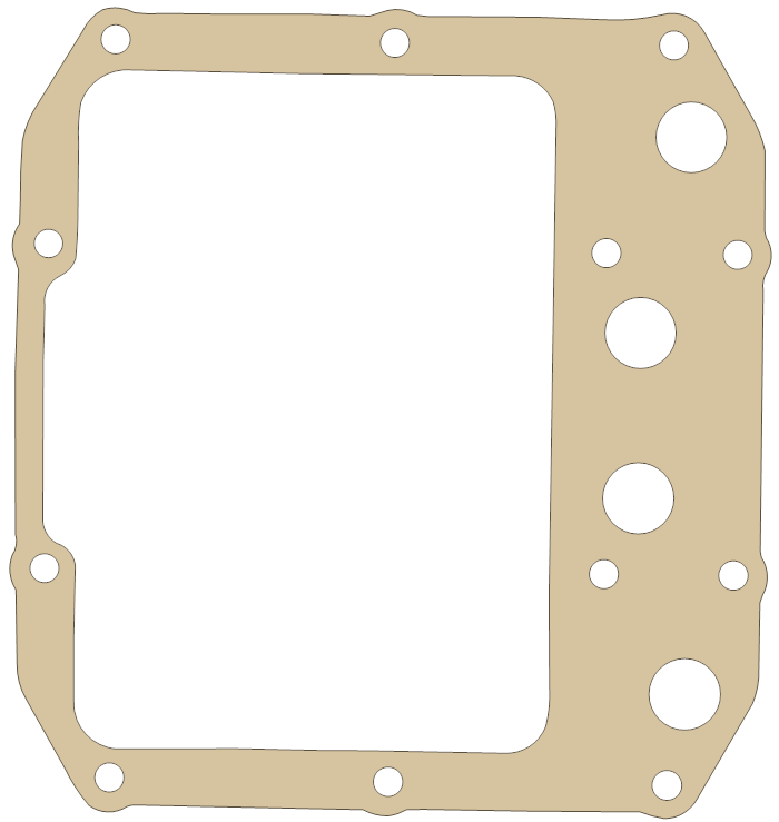 Suzuki Oil Pan gasket outline, OEM 11489-44102, A material