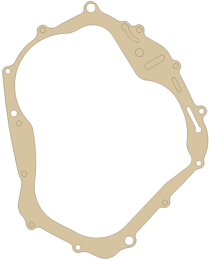 Suzuki 11482-05G01 gasket outline, OEM 11482-05G01, A material