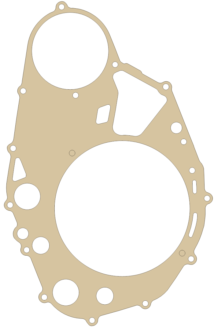 Suzuki 11482-38F00 gasket outline, OEM 11482-38F00, A material