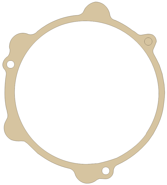 Suzuki PE400 New Magneto gasket outline