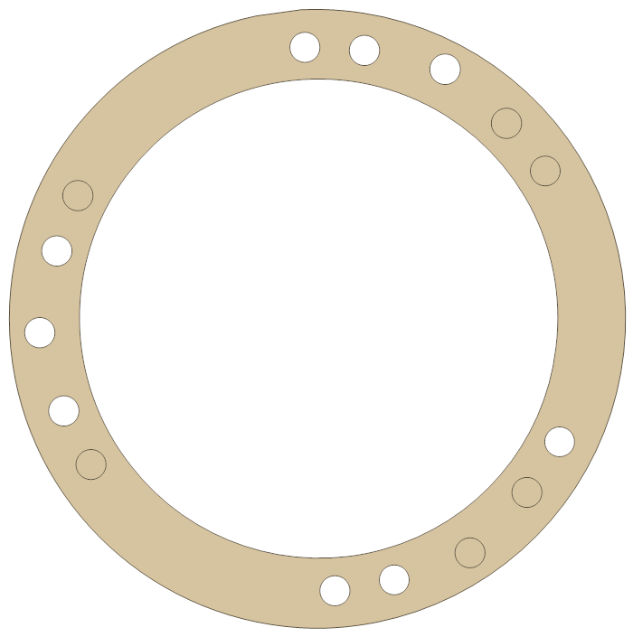 Suzuki GS400X Gasket gasket outline