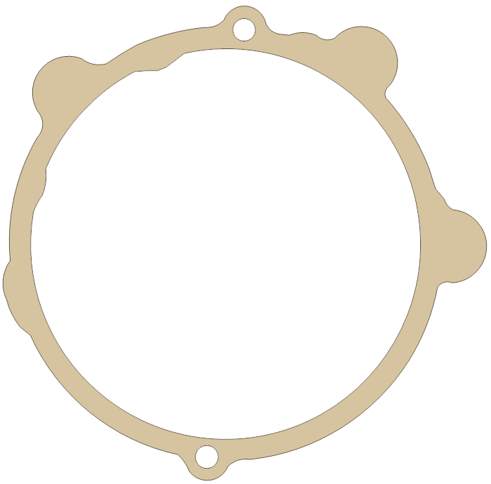 Suzuki RM370 Magneto Cover gasket outline