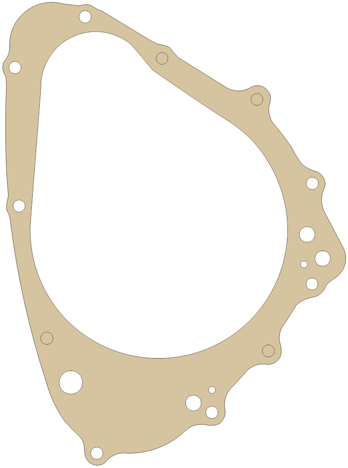 Suzuki GS450GA Magneto Cover gasket outline