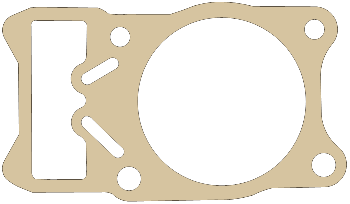 Suzuki VS750GLP Cylinder gasket outline