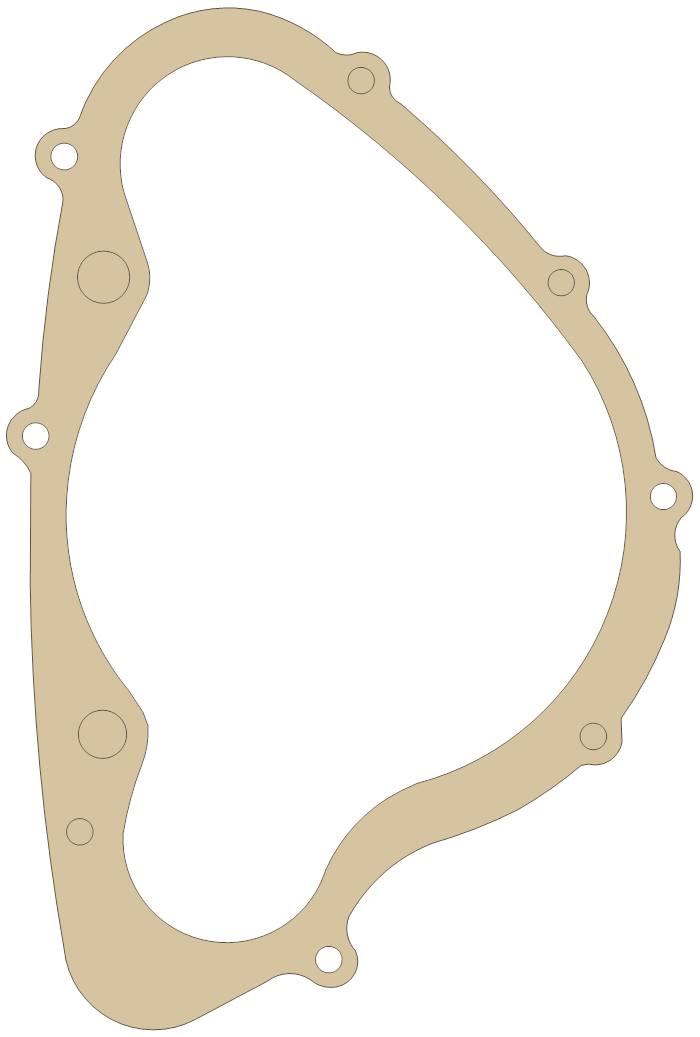 Suzuki GS425 Magneto Cover gasket outline