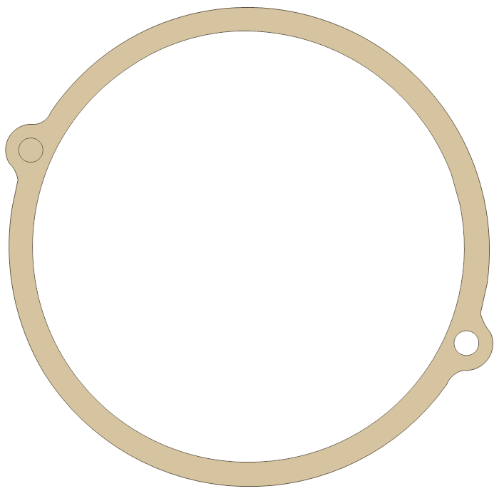 Suzuki RM400 Magneto Cover gasket outline