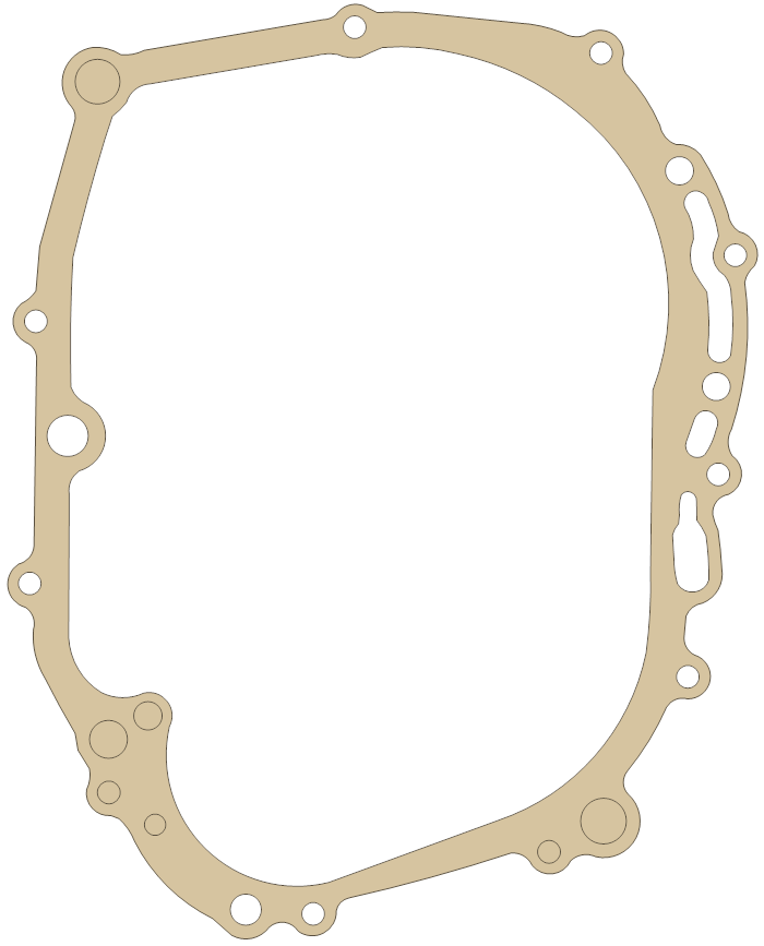 Suzuki LFT Clutch Cover gasket outline