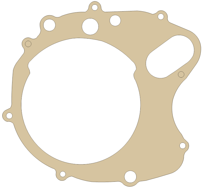 Suzuki LT185 Generator  Cover gasket outline