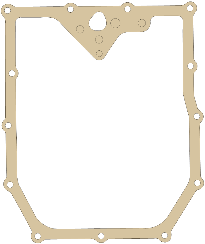Suzuki Oil Pan gasket outline, OEM 11489-27A10, B material