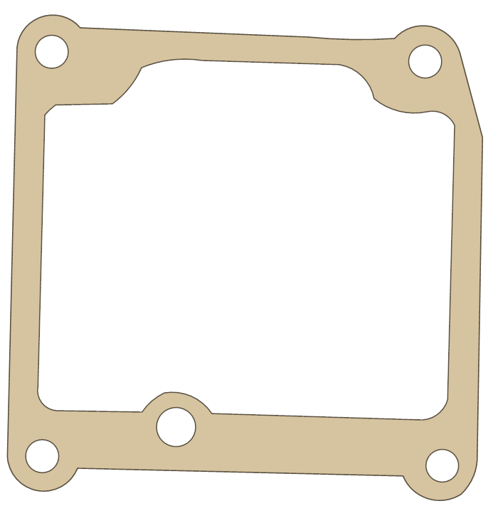 Suzuki DS80 Float Chamber gasket outline