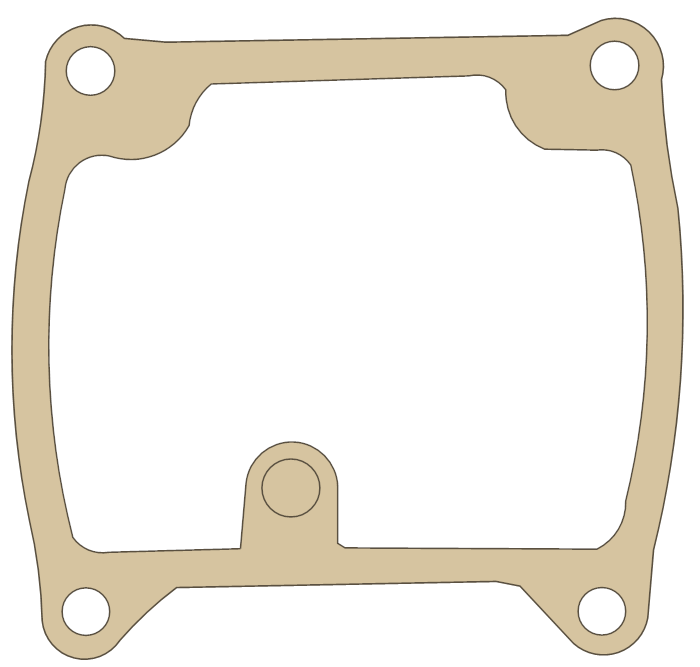 Suzuki 13251-03011 gasket outline, OEM 13251-03011, A material