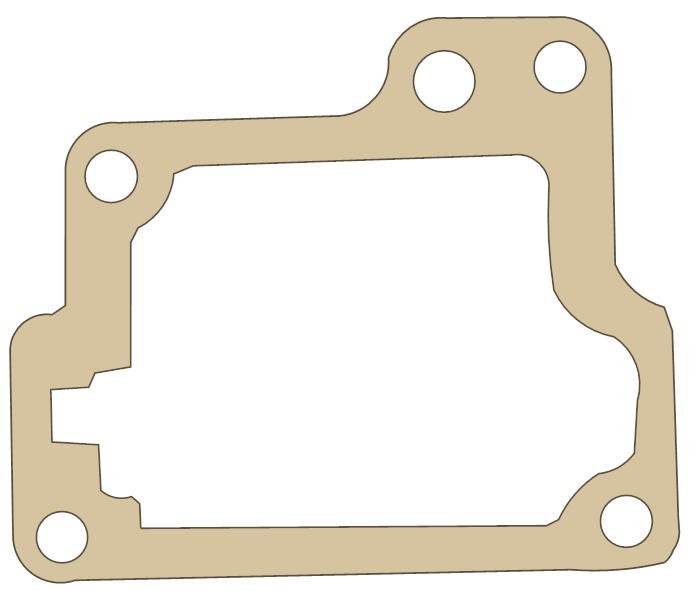 Suzuki JRP Float Chamber gasket outline
