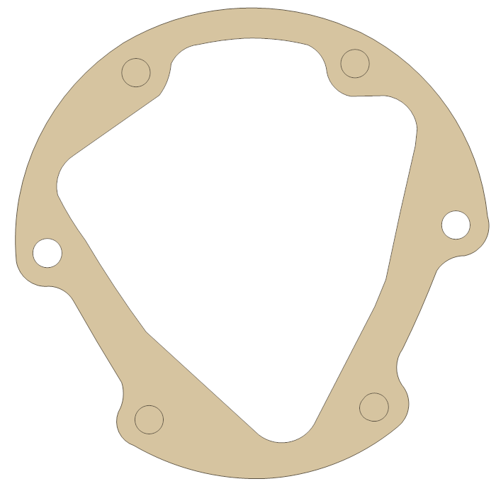 Suzuki JR50 Release Cap gasket outline