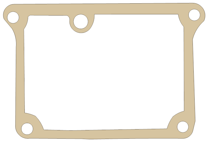 Suzuki RM60 Float Chamber gasket outline