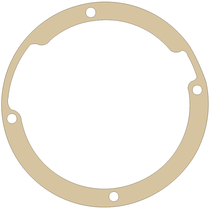 Suzuki 11492-12302 gasket outline, OEM 11492-12302, A material