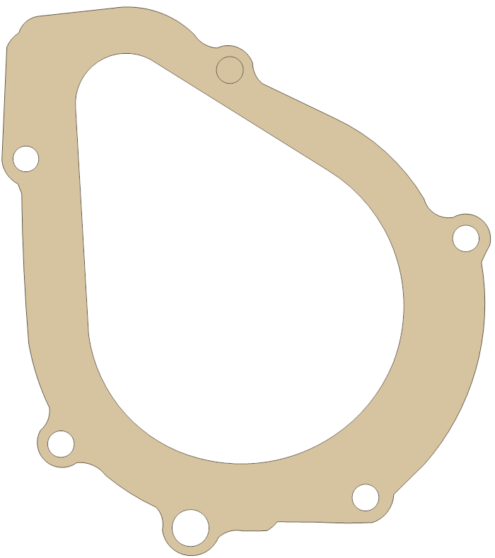 Suzuki GSX-R750 Starter Clutch Cover gasket outline