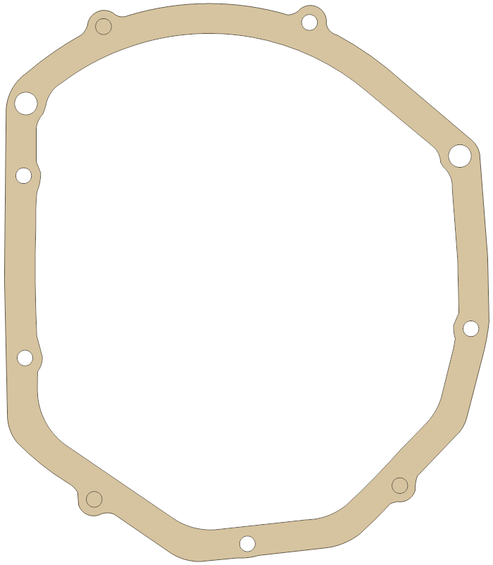 Suzuki GSX1100F Clutch Cover gasket outline