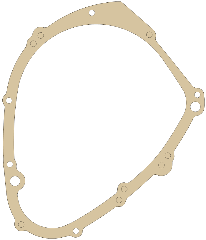 Suzuki 11483-05A0C gasket outline, OEM 11483-05A0C, A material