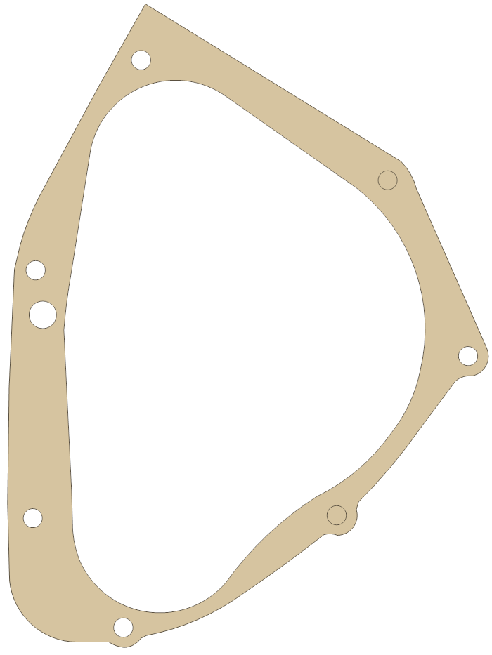 Suzuki GN125 Gasket gasket outline