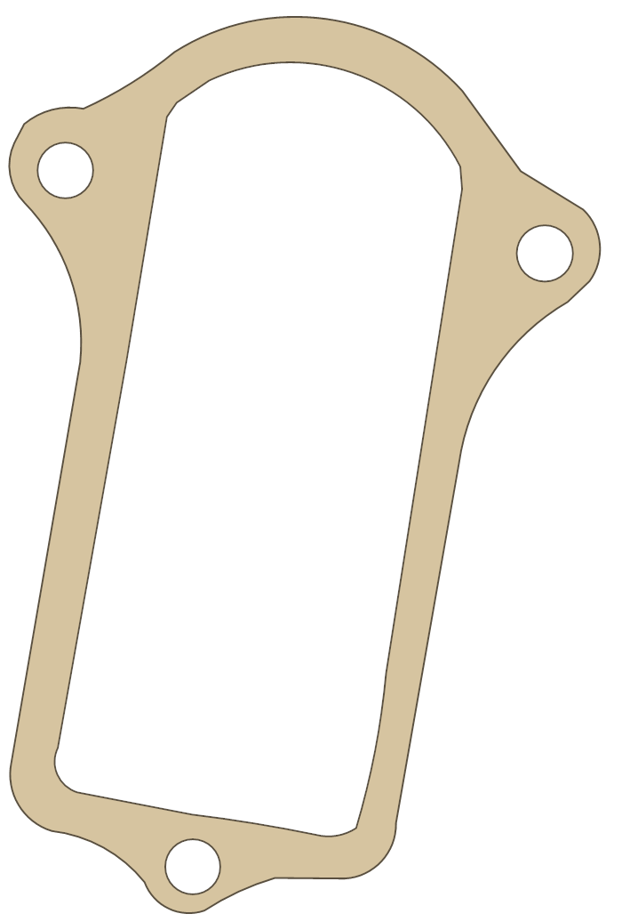 Suzuki GS750 Carburetor gasket outline