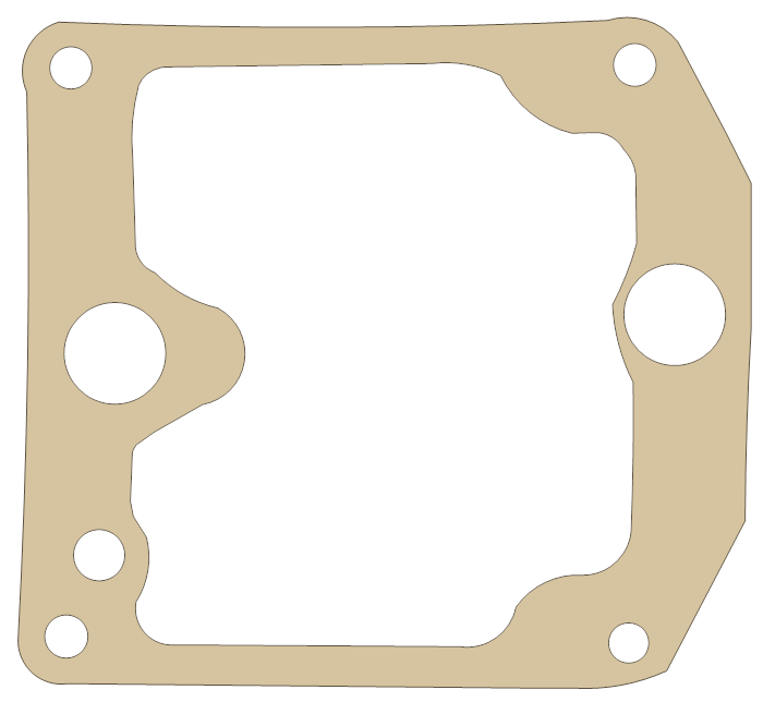Suzuki GS750 Carburetor gasket outline