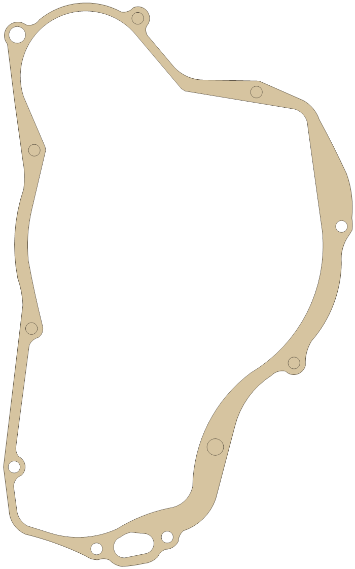 Suzuki Clutch Cover gasket outline, OEM 11482-37F00, A material