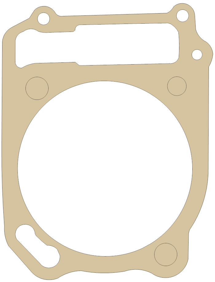 Suzuki LS650P Base gasket outline